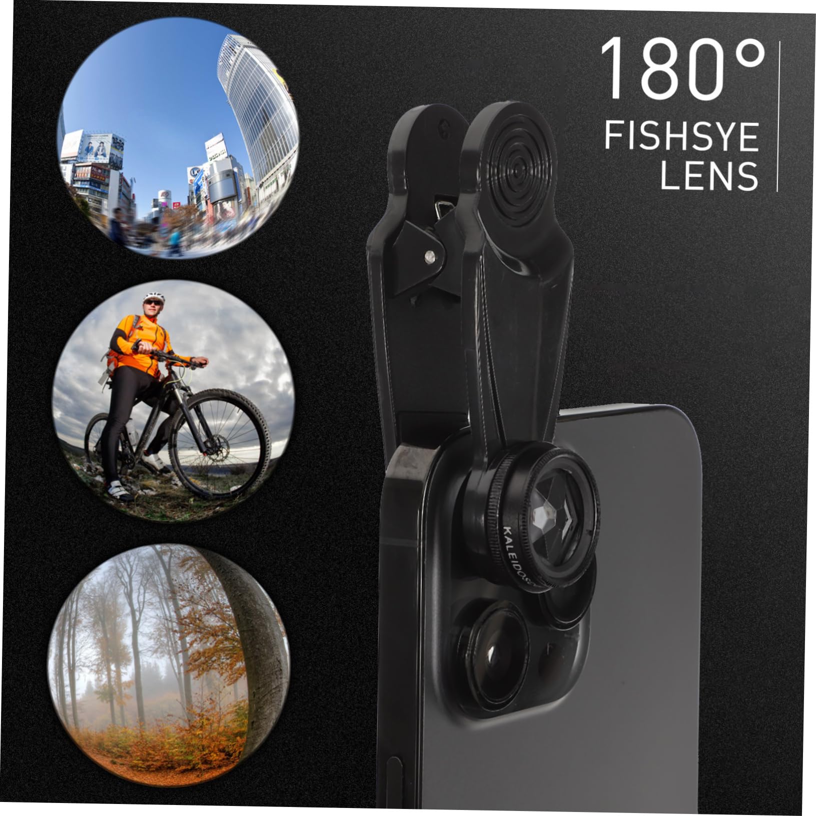 Kit Obiettivo Per Fotocamera Per Cellulare Obiettivo Fisheye Completo Effetto Raggi Per Smartphone