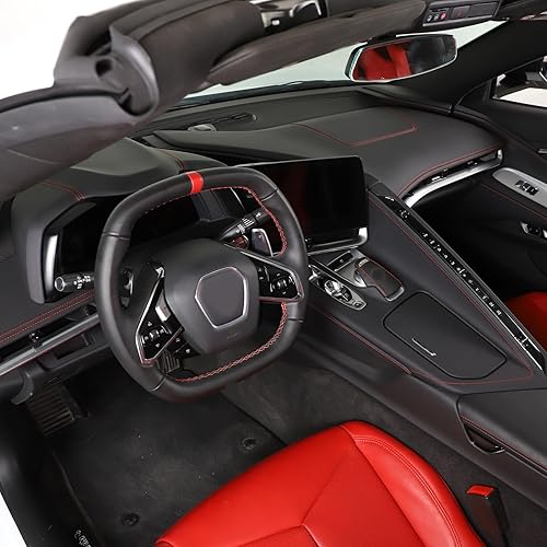 Vista 34 de CHEAYAR Cubierta decorativa para panel de interruptor de elevación de ventana, compatible con Chevrolet Corvette C8 2020-2023