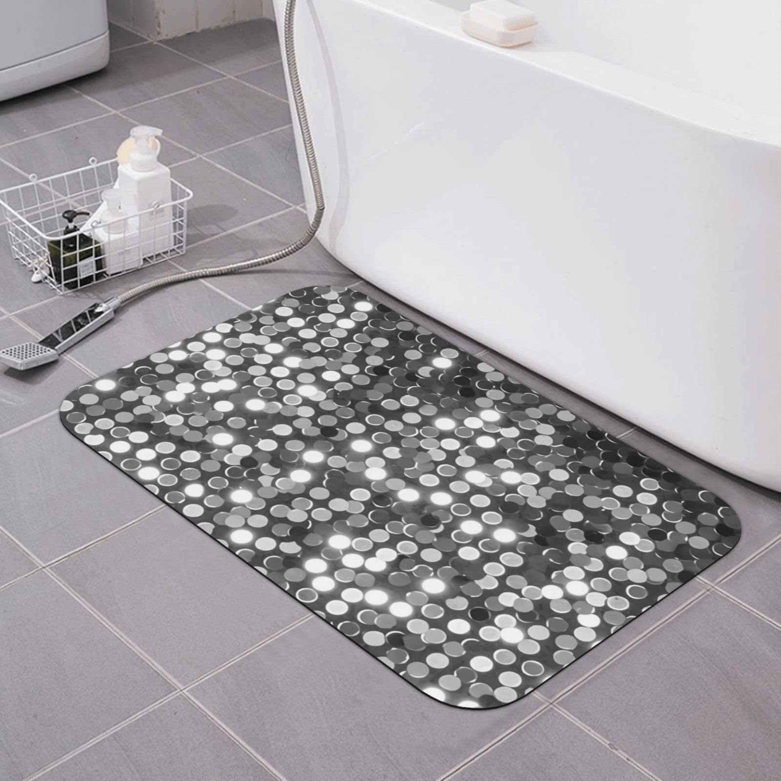 Tapis de bain en terre de diatomée douce BONDIJ pour un confort moderne