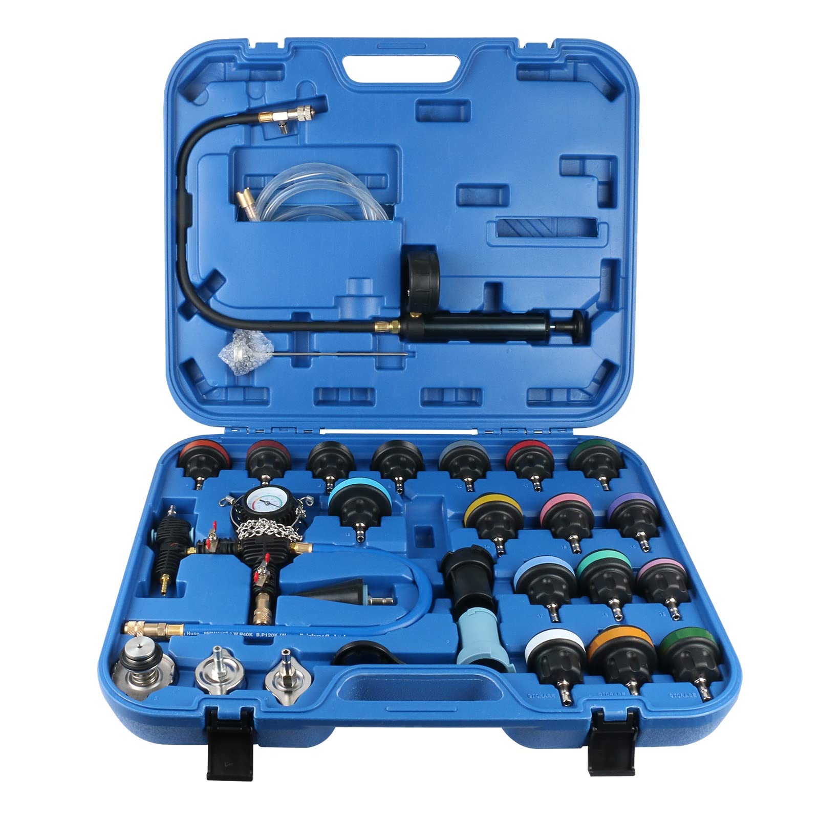 Test de fuite de système de refroidissement 28PCS pour résoudre la surchauffe moteur de voiture