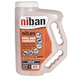 Nisus Niban Granular Bait, Weather-Resistant, Boric Acid Formula, Ants, Roaches, Crickets, Slugs & Snails, Indoor/Outdoor Use, 4 lbs