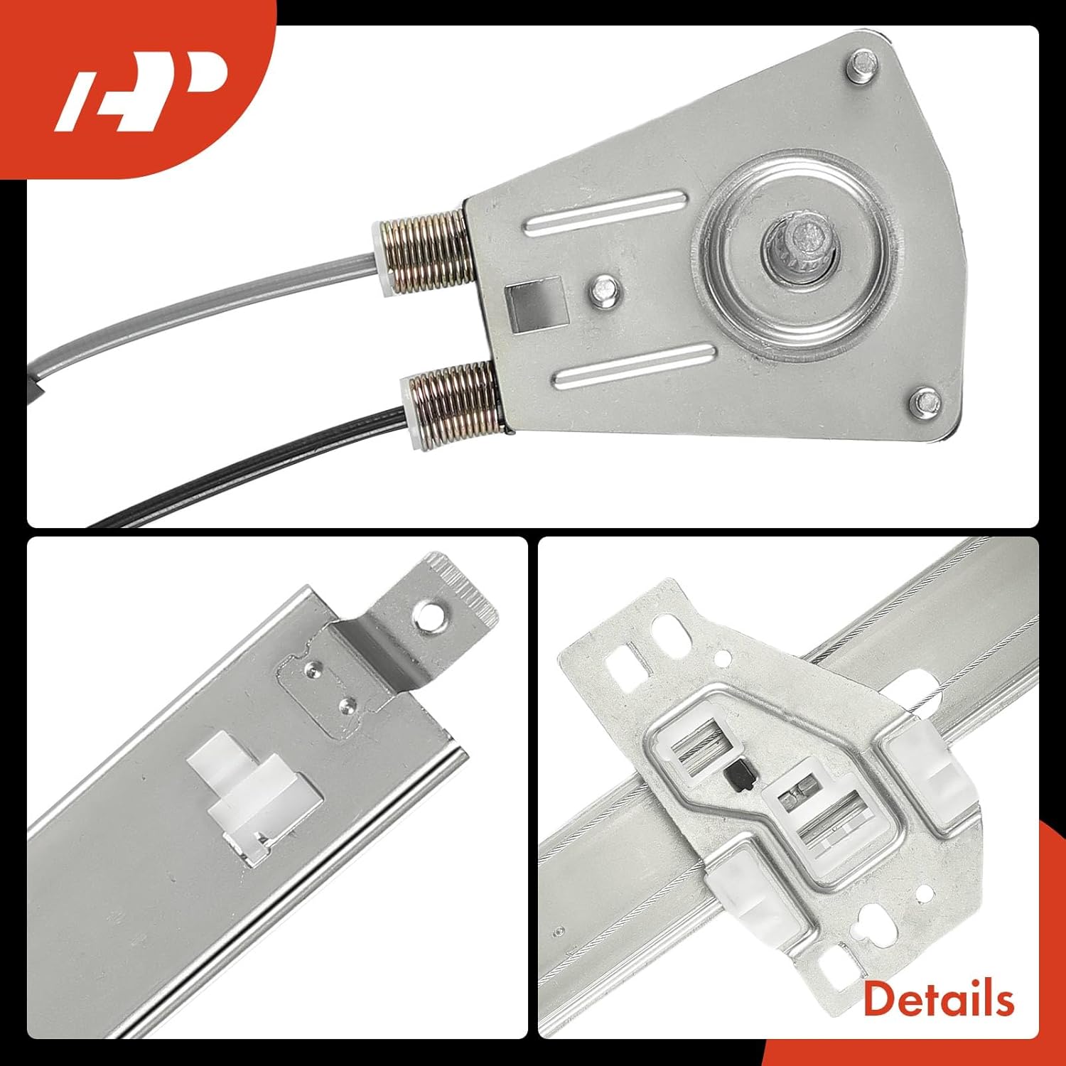 A-Premium Manual Window Regulator Rear Driver Side Compatible with Suzuki Esteem 1995-2002