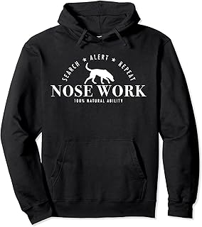 Nose Work Dog, Search Alert Repeat T-Shirt Pullover Hoodie