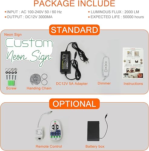 Miniatura 7 de Letreros de neón personalizables, letrero de neón personalizable para decoración de pared, letrero de neón personalizado para dormitorio, boda,