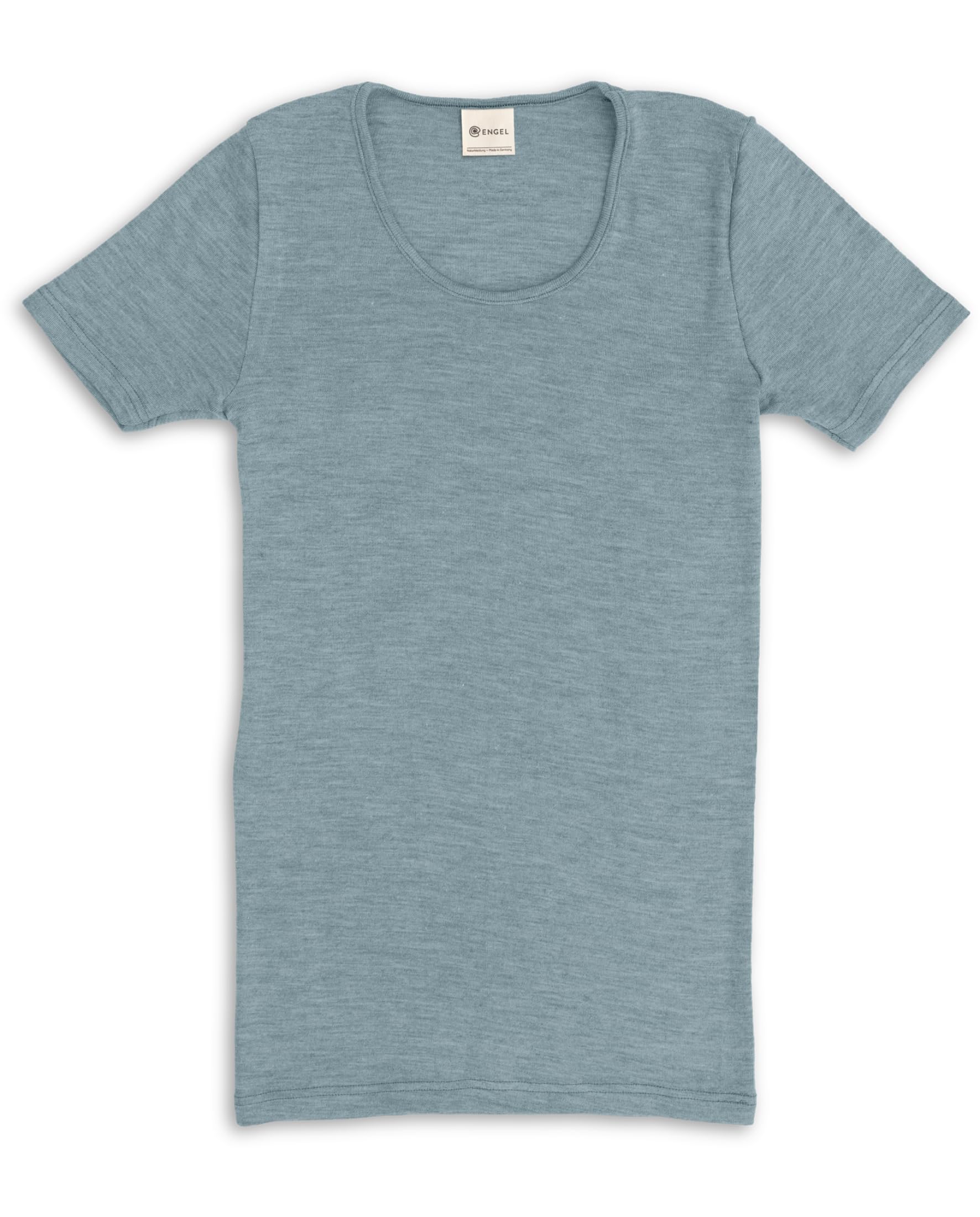 Engel Natur, Herren T-Shirt, Wolle und Seide