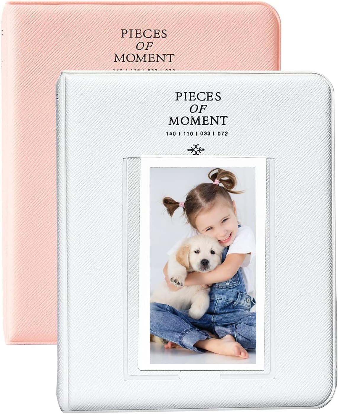 Zenko 2-Pack 64-Pockets Photo Album for Fujifilm Instax Mini 11 Mini12 7s 8 8+ 9 25 50s 70 90, 5 x 7.6 cm Mini Photo Album Compatible with Camera, Photo Book, Name Card Holder (Pink & White)-picture-17