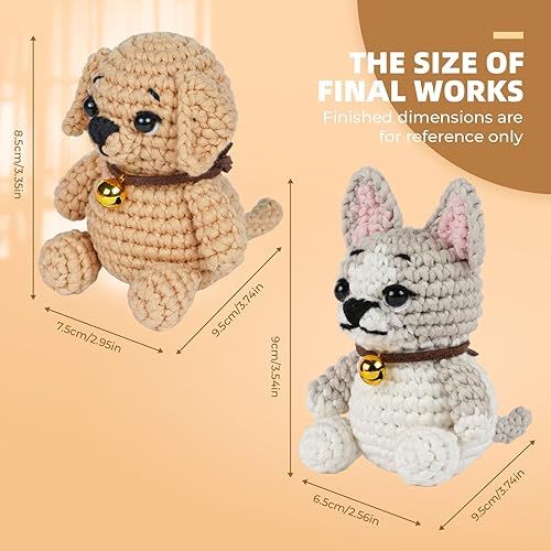 Vista 41 de MOREJMTT Kit de ganchillo para principiantes, aprende a tejer, incluye hilo suave fácil de tejer, tutorial en video paso a paso, gancho, regalo