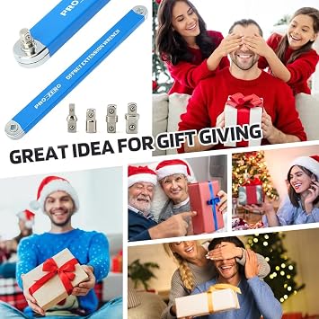 AUTUUCKEE Multifunctional Extension Wrench Repair Set - Universal Extension Wrench High Carbon Steel Hand Tools for Hard-to-Reach Areas, Home Car Repair Tool(Blue)