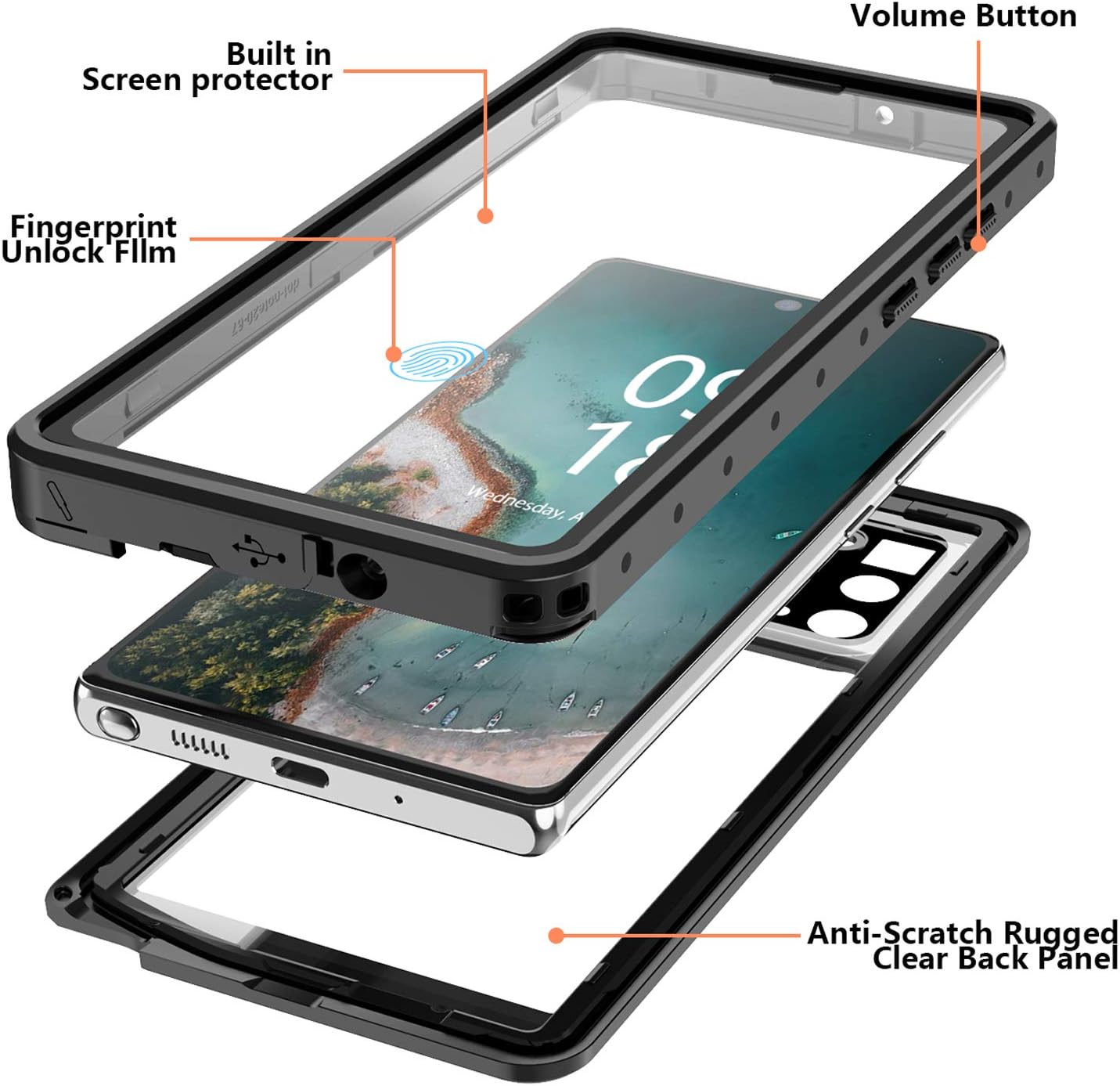 Hottest Sales ANTSHARE for Samsung Galaxy Note 20 Case Waterproof, Built in Screen Protector 360° Full Body Heavy Duty Protective Shockproof IP68 Underwater Case for Samsung Galaxy Note 20 6.7inch One-Day Sale: Up to 70% Off ANTSHARE for Samsung Galaxy Note 20 Case Waterproof, Built in Screen Protector 360° Full Body Heavy Duty Protective Shockproof IP68 Underwater Case for Samsung Galaxy Note 20 6.7inch