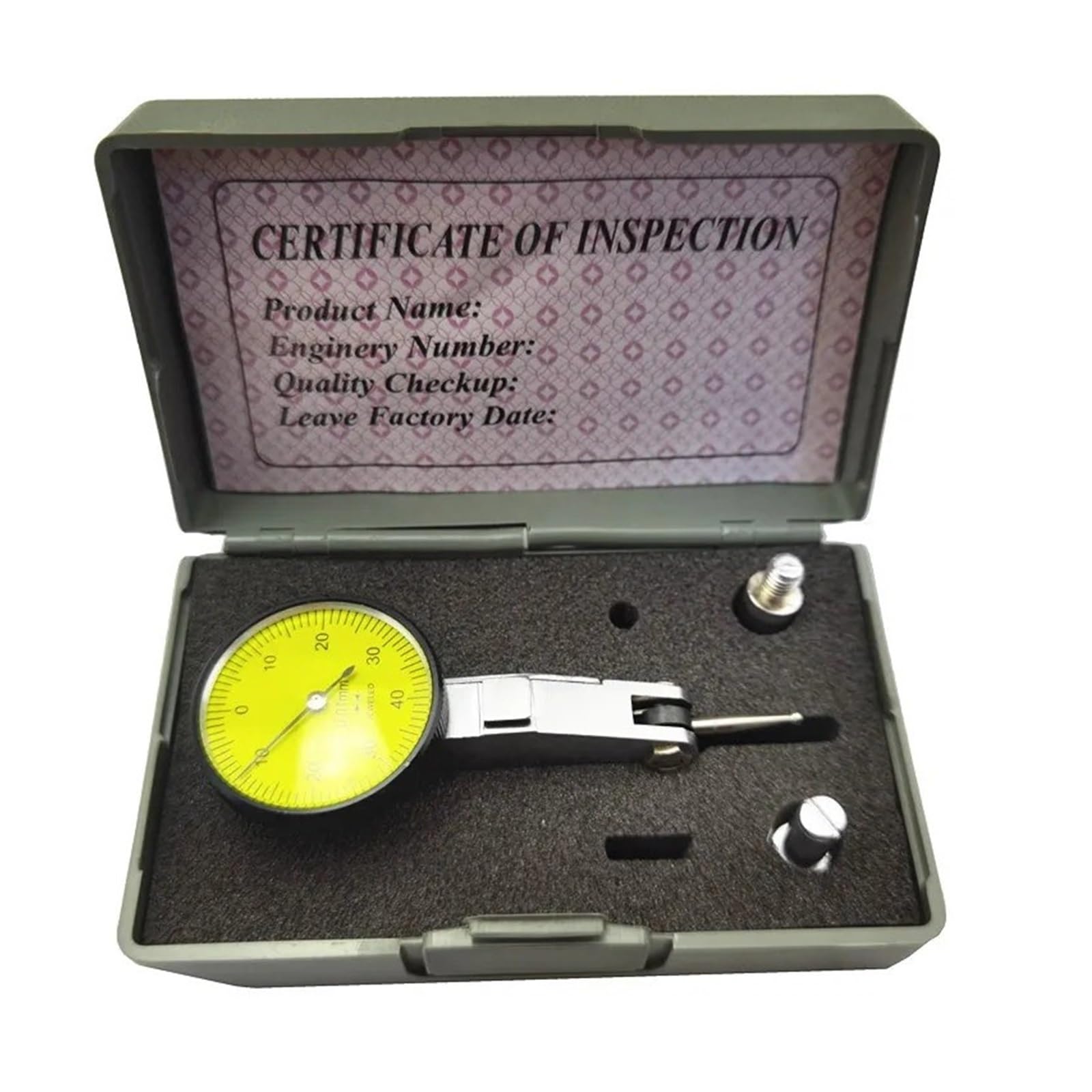 Escala de Calibre de Nivel de 0-0,8mm y 0,01mm, rieles de Cola de Milano métricos de precisión, indicador de Prueba de Dial, Soporte de Calibre de corrección magnética