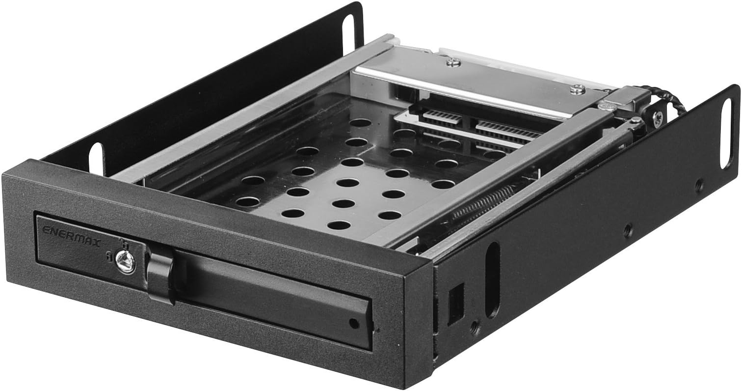 Enermax 3.5 Inch Drive Bay for single 2.5 Inch SATA/SAS HDD Mobile Rack, EMK3101