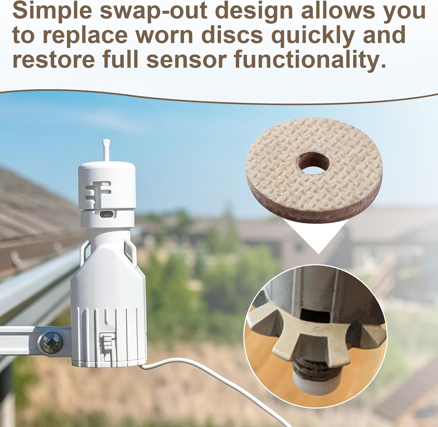 Rain Sensor Irrigation Hygroscopic Discs for Rainbird Wireless Rain Sensor