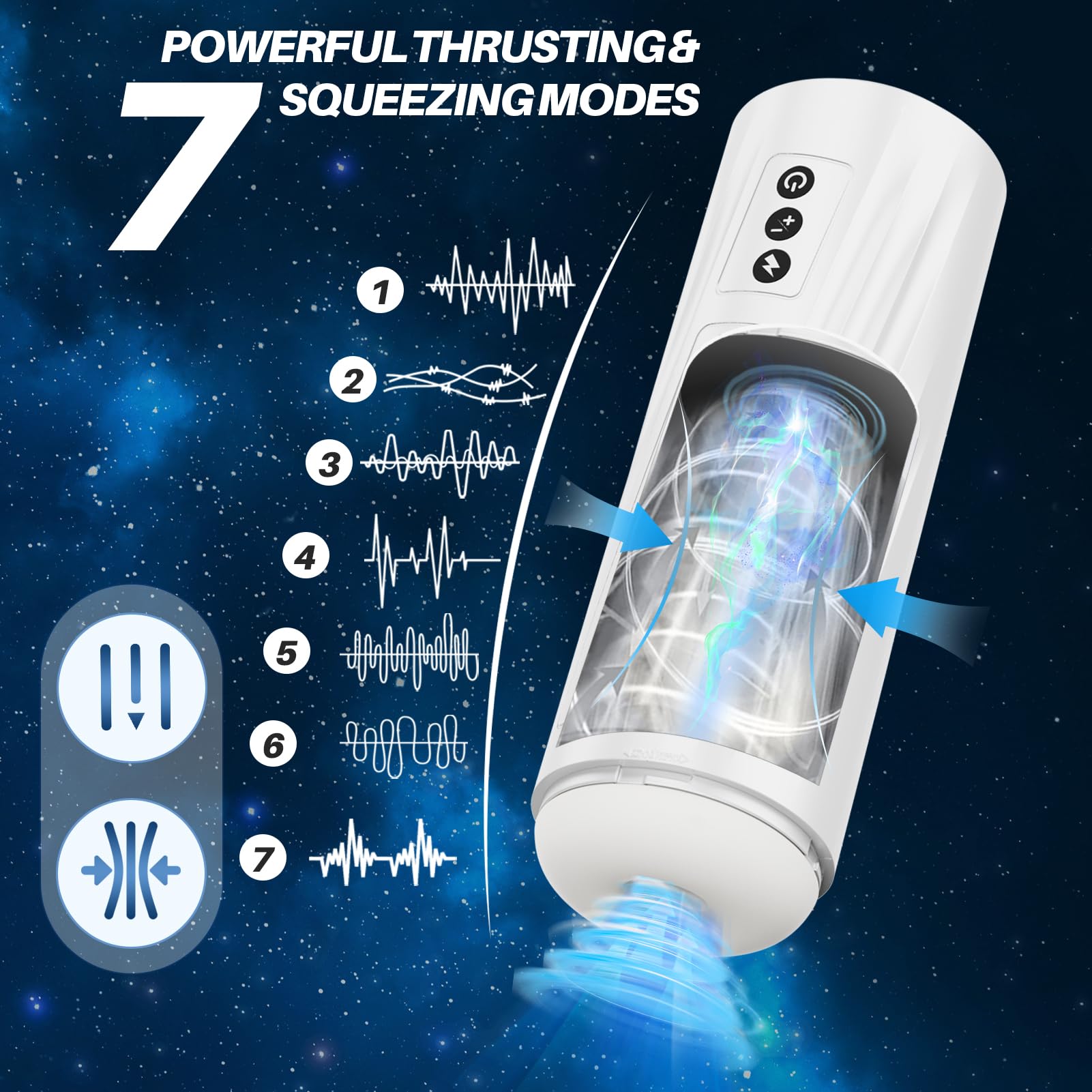 Amazon.com: Automatic Male Masturbator Vibration for Men with 7 Thrusting & Squeezing Modes, Man Blowjob Upgraded 3D Realistic Textured Sleeve, Hands-Free Electric Pocket Pussy Stroker Adult Sex Toys & Games : Health Amazon.com: Automatic Male Masturbator Vibration for Men with 7 Thrusting & Squeezing Modes, Man Blowjob Upgraded 3D Realistic Textured Sleeve, Hands-Free Electric Pocket Pussy Stroker Adult Sex Toys & Games : Health
