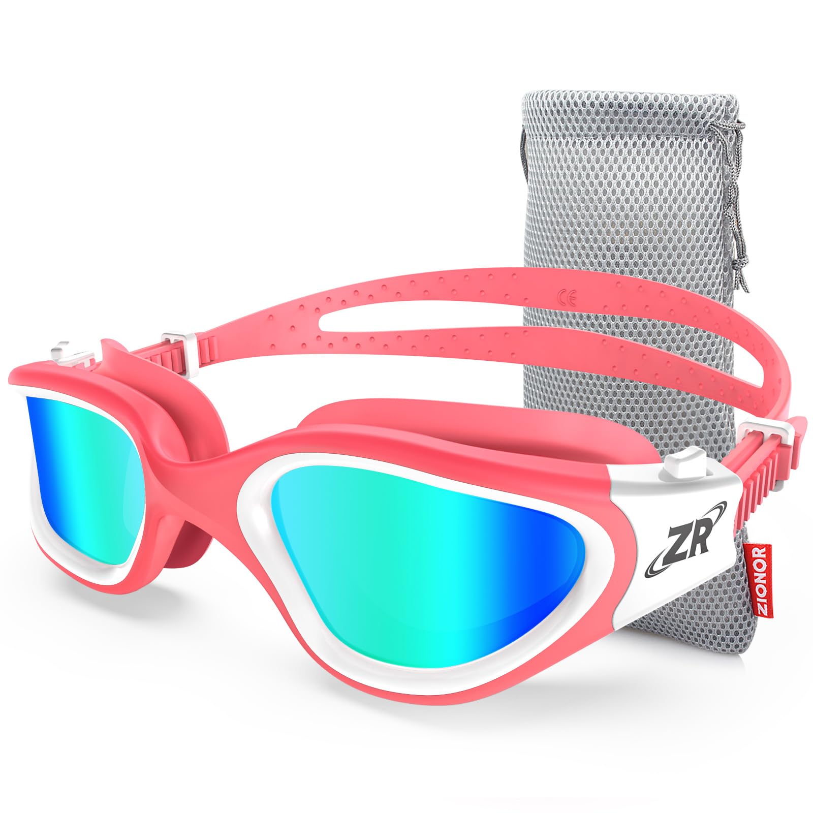 ZIONOR G1 - Gafas de natación polarizadas para unisex y adulto y mujer, anti niebla, 100% anti UV gafas de buceo