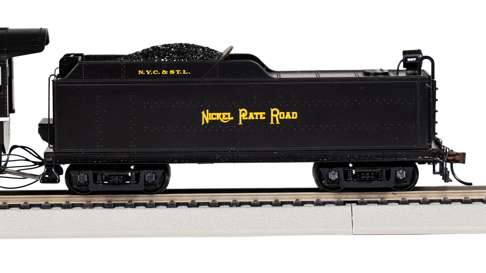 Bachmann Trains - USRA Light 2-8-2 DCC Ready Locomotora - Placa de níquel #587 con Larga tierna - Escala HO