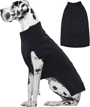 IECOii Big Dog Sweater, XL Dog Sweaters for Extra Large Dogs