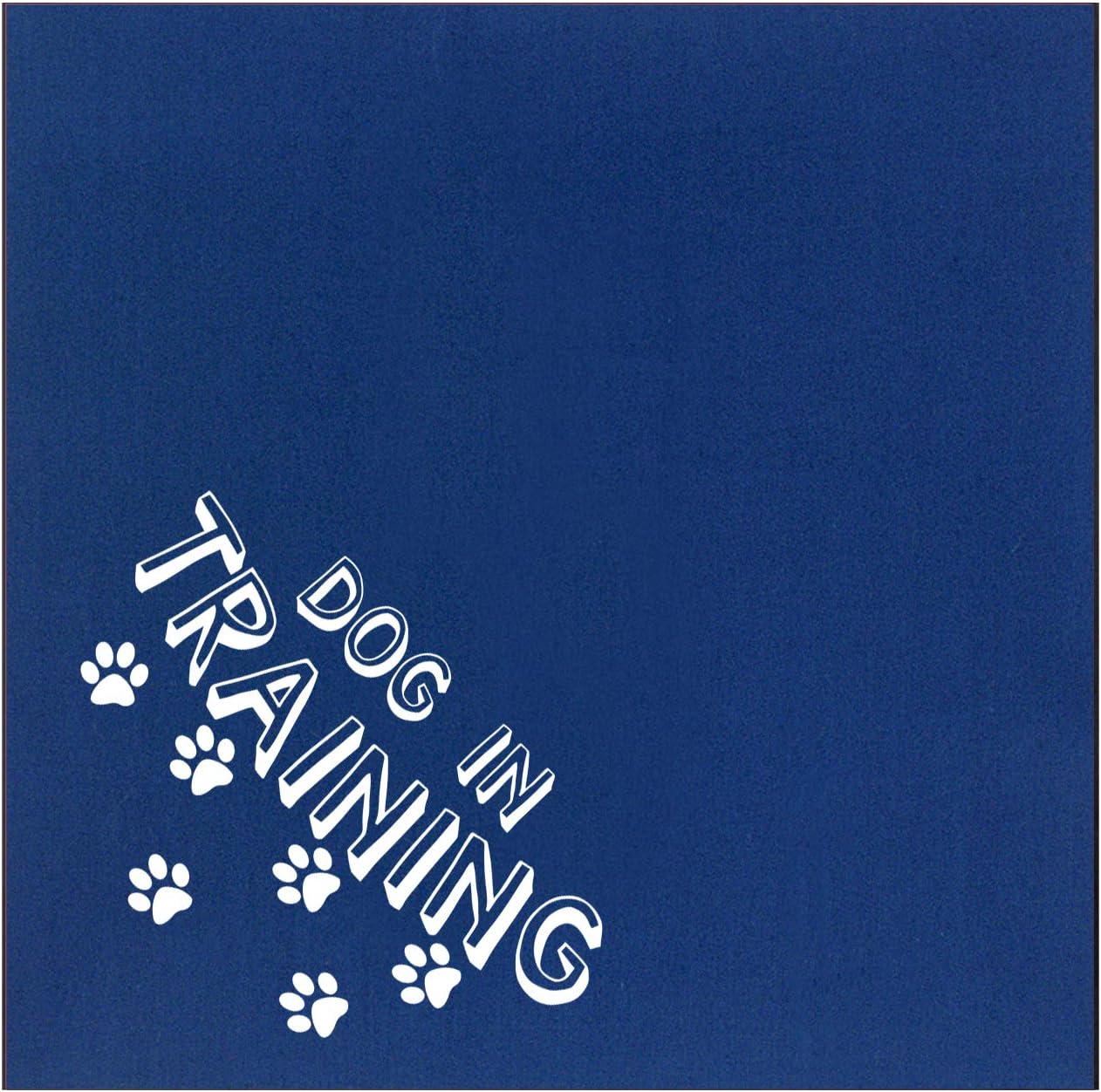 Over the Collar Dog Bandana, Service dog in Training, Themed Message Bandanas