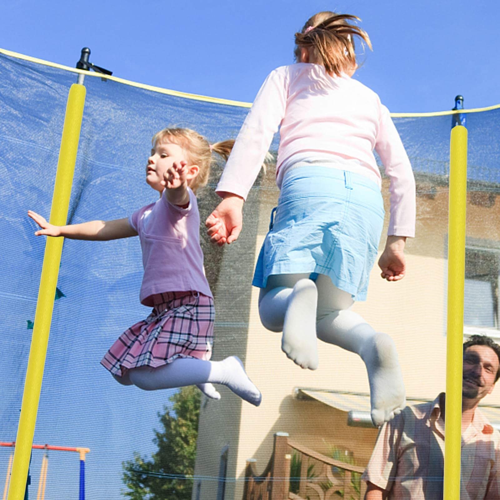Copertura per aste in Schiuma per Trampolino, per ringhiere del Letto, Tubo in Spugna, Protezione anticollisione, Colonna Rotonda