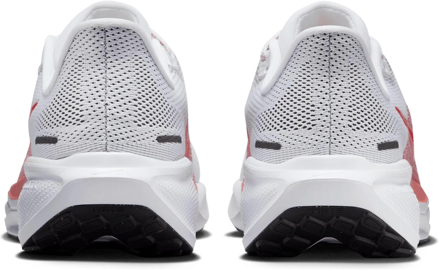 Nike Pegasus 41 Women's Road Running Shoes (FD2723-109, White/Magic Ember/Black/Bright Crimson) Size 6