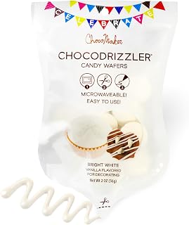 Chocodrizzler Candy Wafers Microwaveable Pouch 2 Oz (Bright White)