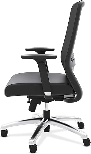 Miniatura 4 de HON Exposure - Silla de computadora de malla con brazos ajustables de 2 vías para escritorio de oficina color negro HVL721 respaldo