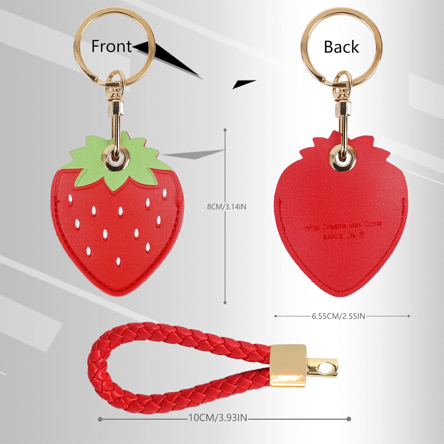 leather keychain protective cover compatible with apple airtag gps air tag tracker holder with braided rope keychain anti scratch finder airtag case