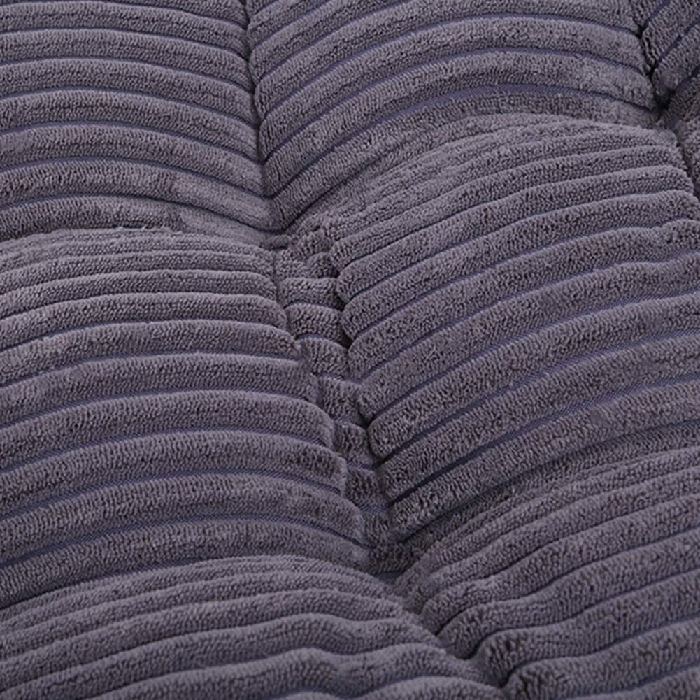 Épais Peluche Coussin De Chaise Berçante,Haut Du Dos Coussin Inclinable Anti-glisser Coussin Pour L'intérieur Extérieur Tapis De Chaise Nourriture(Coussin Seulement),Patio Chaise L-B 48x120cm(19x47inc