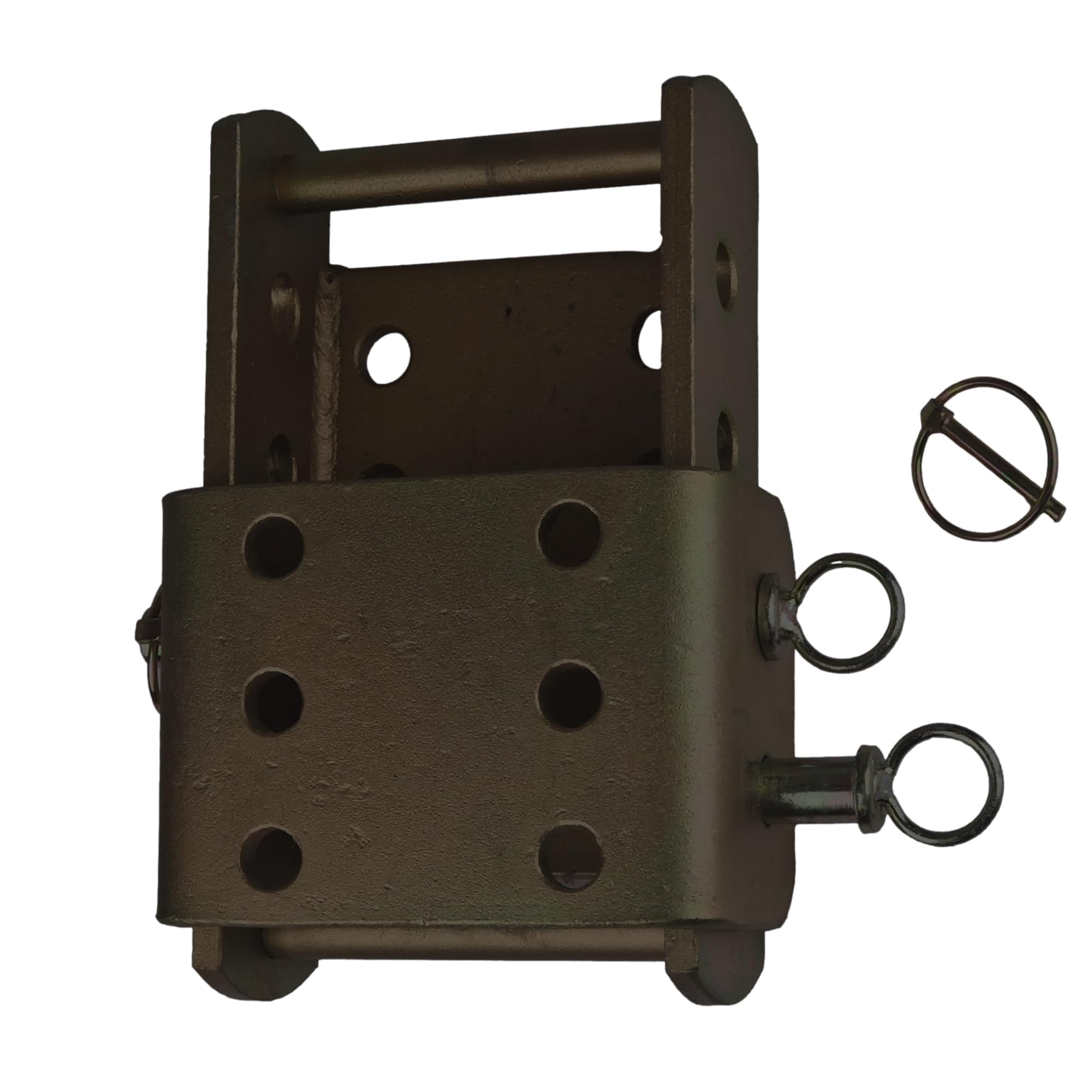 Ajusteur de Hauteur d'Attelage - Adaptateur de Remorquage pour Jeeps, Camions, 4x4 - Capacité Max 3500 kg - 270 mm - Noir