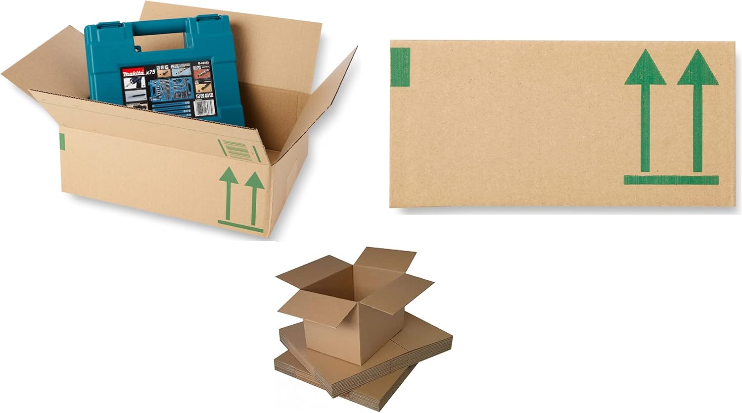 25 x Strong Cardboard Boxes for Posting Small Parcels Single Wall Eco
