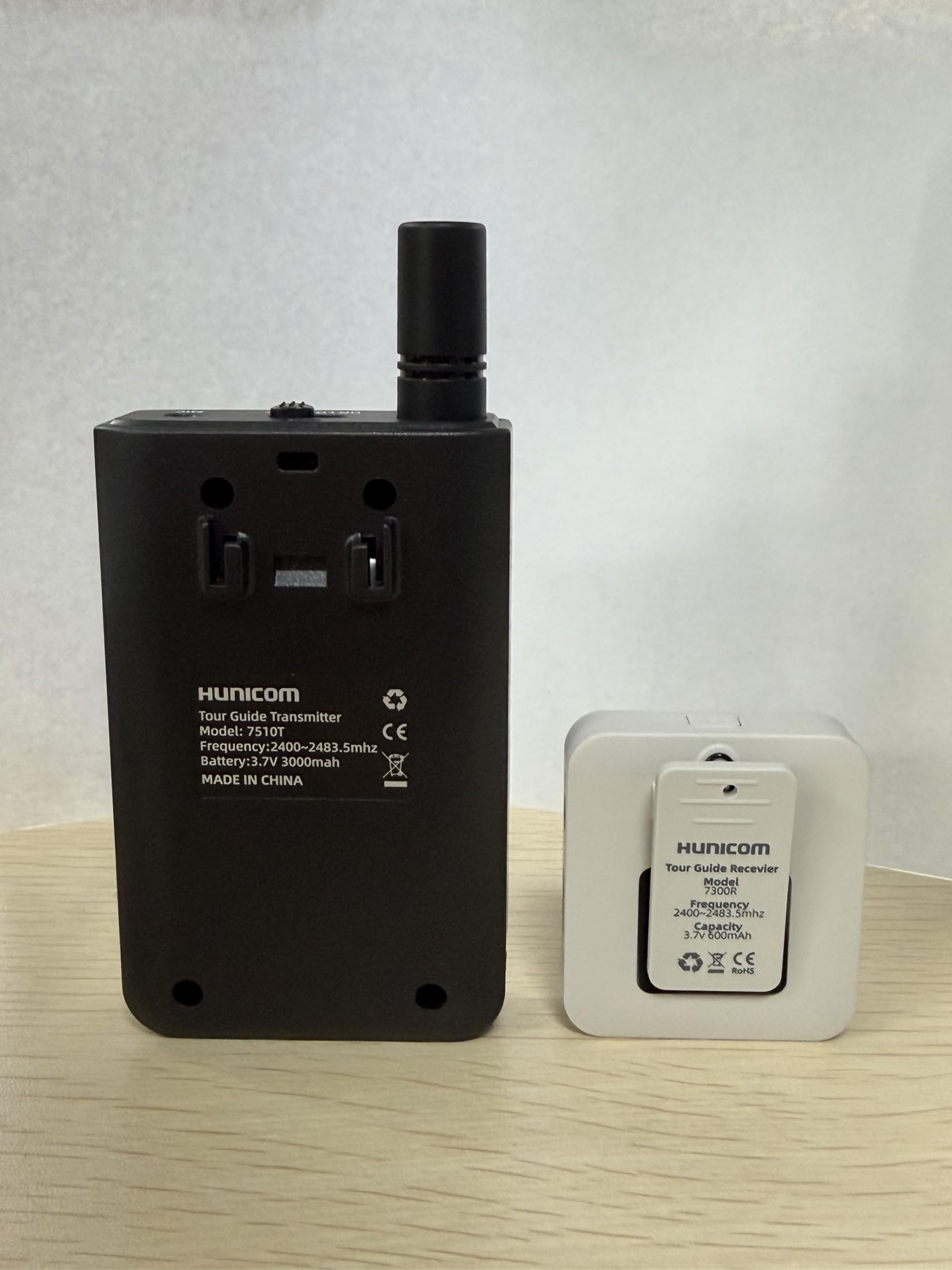 HUNICOM Système de guide de tour sans fil : solutions de guidage professionnelles de groupe avec une qualité sonore claire, une transmission stable et une longue durée de vie de la batterie