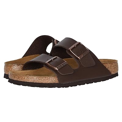 Birkenstock Arizona Birko Flor(r) (Unisex) Sandals Brown Birko Flortm