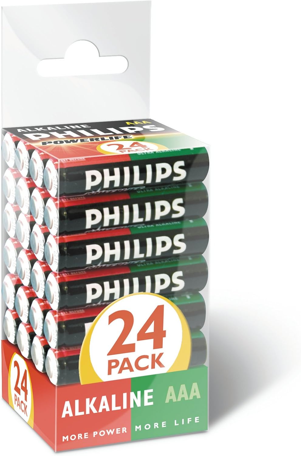 Philips PowerLife Alkaline AAA Multipack (24 Batteries) Amazon.co.uk