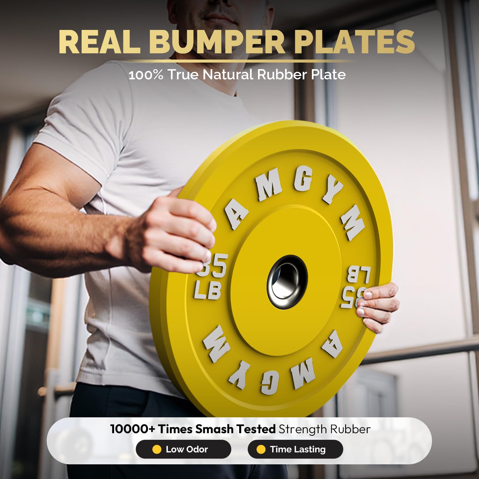 アメリカンバーベル 5kgバンパープレート2枚セット アメリカンバーベル スポーツバンパープレート25kgペア | ジムバンク