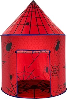 Kids Play Tent with Ventilation Window - Foldable Indoor Outdoor Playhouse, Pop Up Tent for Kids Ages 3-8, Great Gift Idea for Boys and Girls, Role Play Birthday, Reading Corner