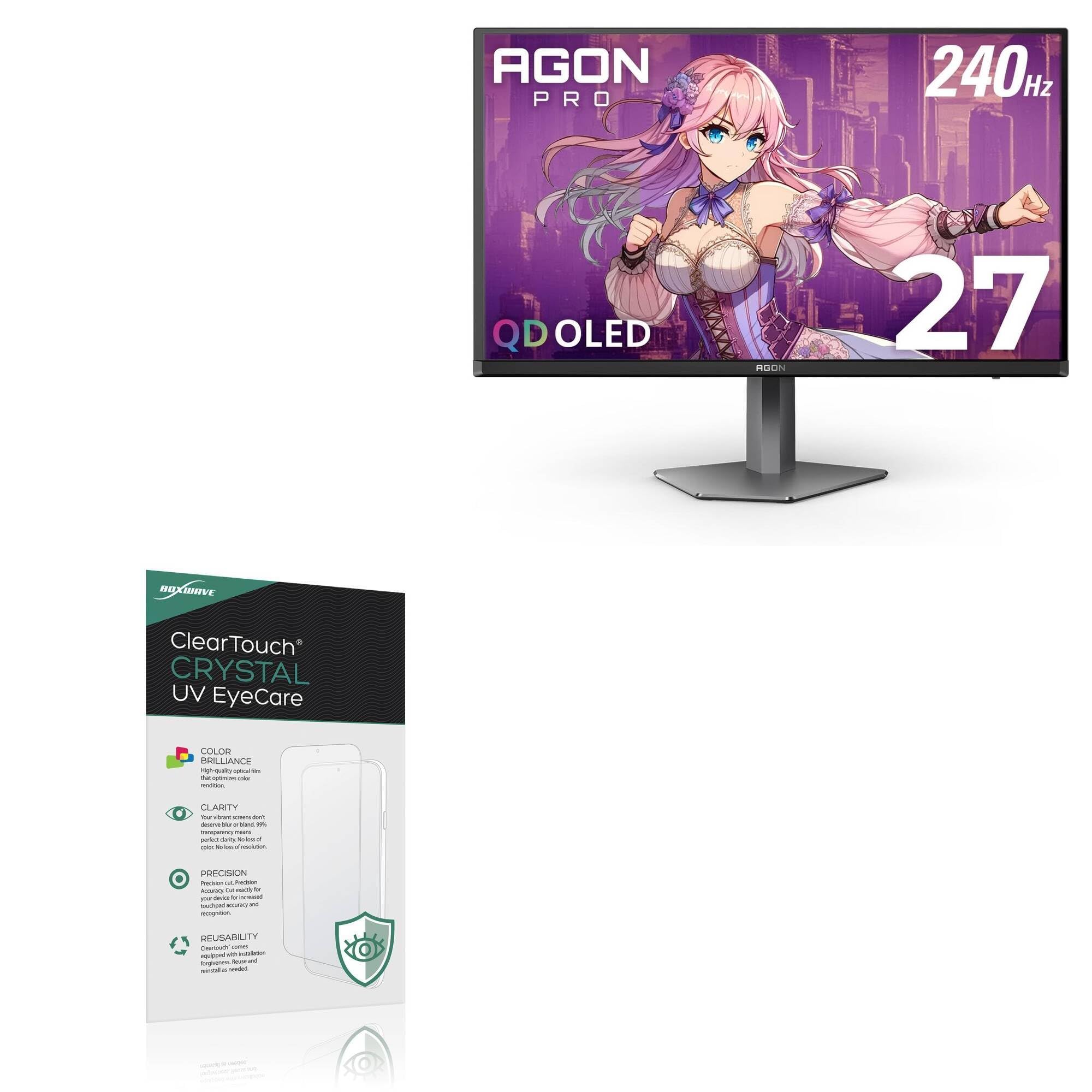 BoxWave Screen Protector Compatible With AOC Agon PRO AG276QZD2 (27