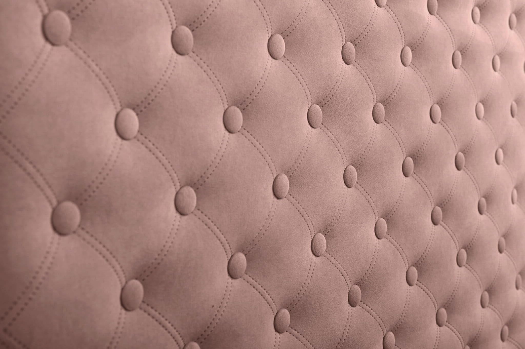 MG Design Tête de lit pour lit 160 x 60 cm rembourrée Rose avec Pieds en Bois – Appui-tête Facile à Monter, en Tissu Velours Doux, avec Rembourrage élastique, avec piqûres décoratives