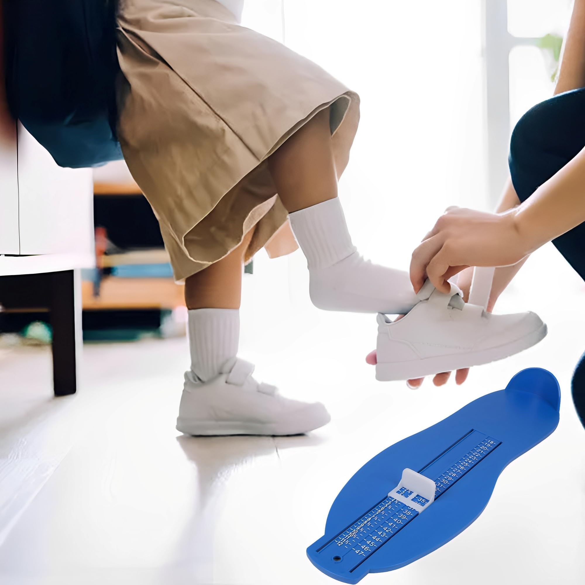 Mesure Pied Enfant, Appareil De Mesure De Pied, Appareil De Mesure De Pied Professionnel, Appareil De Mesure De Taille De Chaussure, Convient Aux Enfants Et Aux Adultes, Taille Uk / Eu