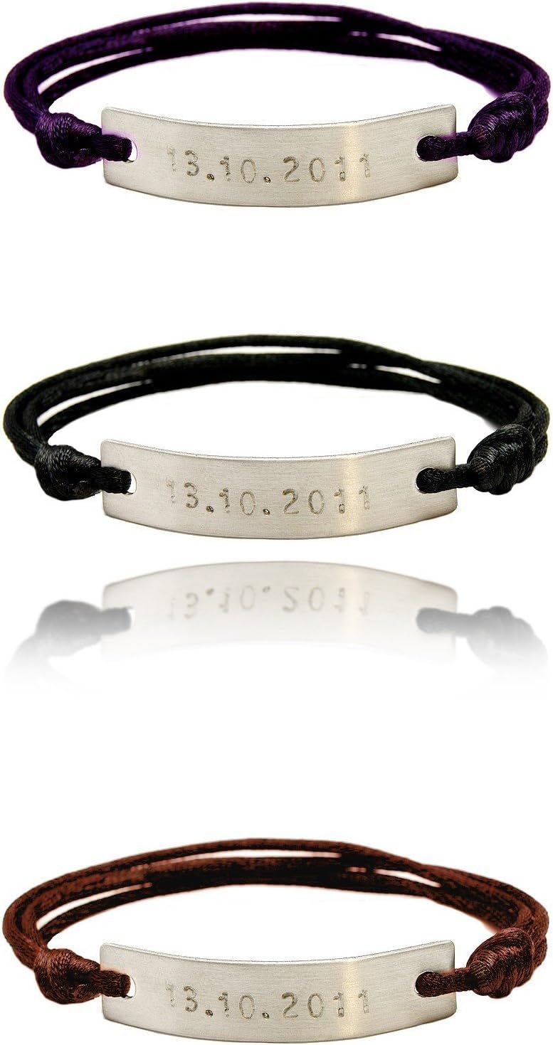 aluminium personalized bracelet