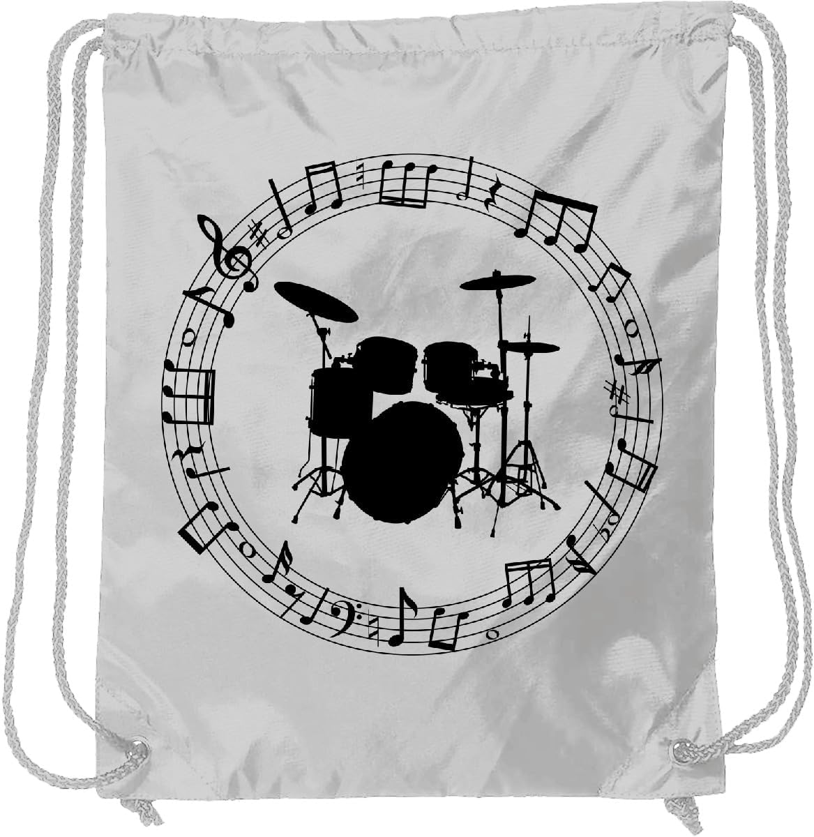inktastic Drummer Percussionist Music Gift Drawstring Bag White 32e50