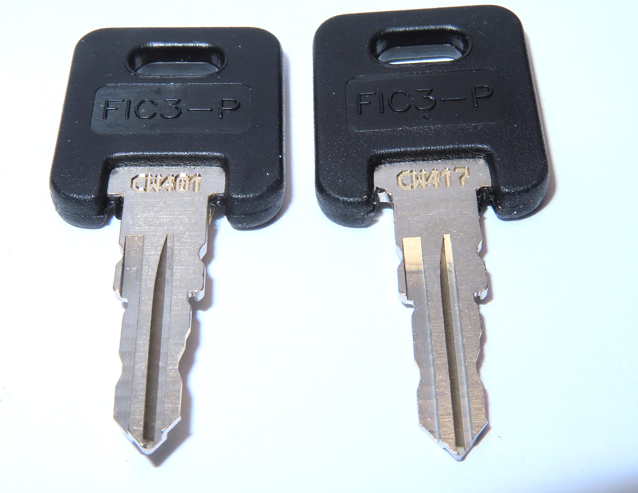 Ilco CW415 Keys: 2 Pre-Cut RV Motorhome Trailer Camper Keys, Black, Lock, Modern Style, For Travel Trailers & Motorhomes, RV & Camping