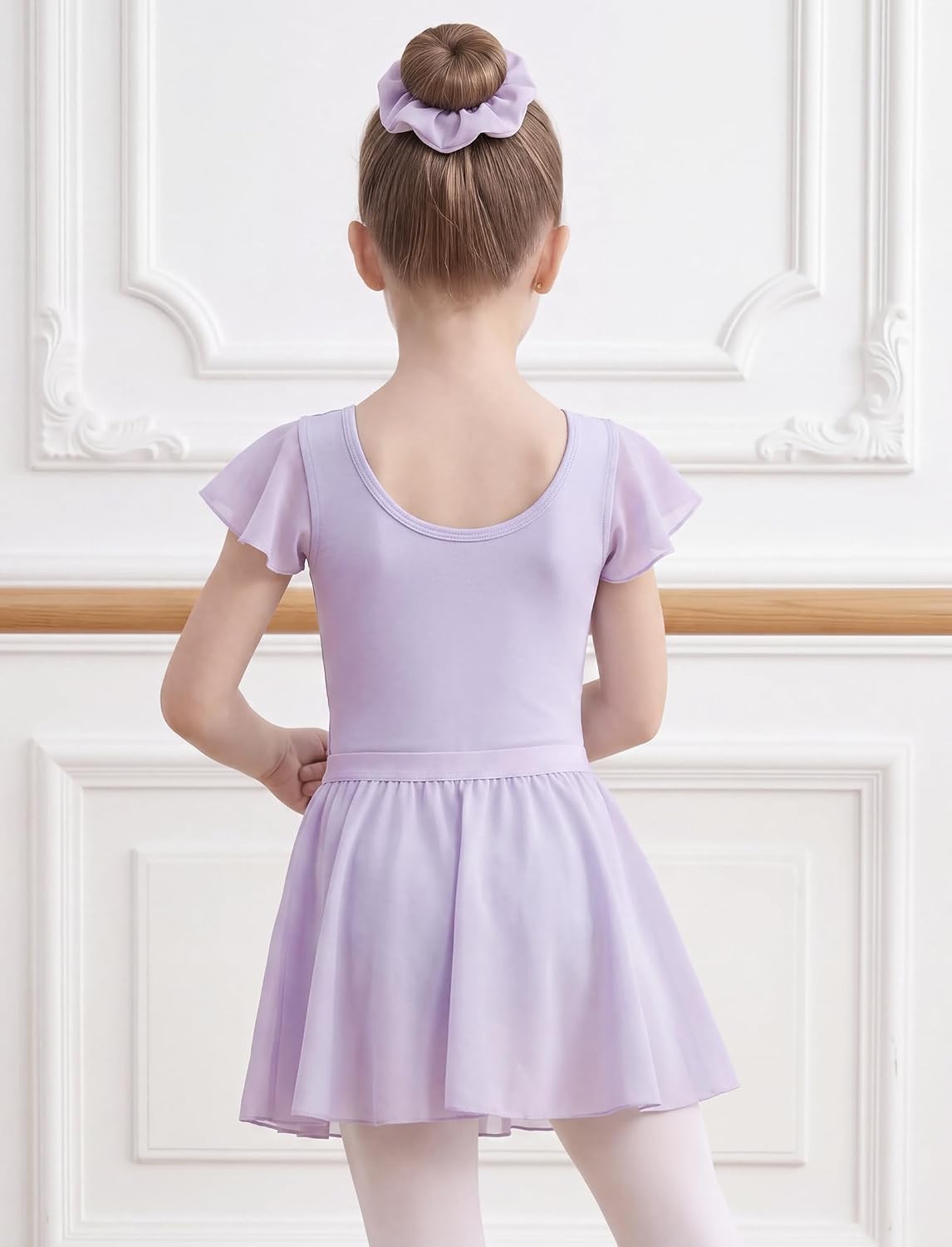PATPAT Ballet Leotards for Girls with Removable Skirt Ballerina Outfit
