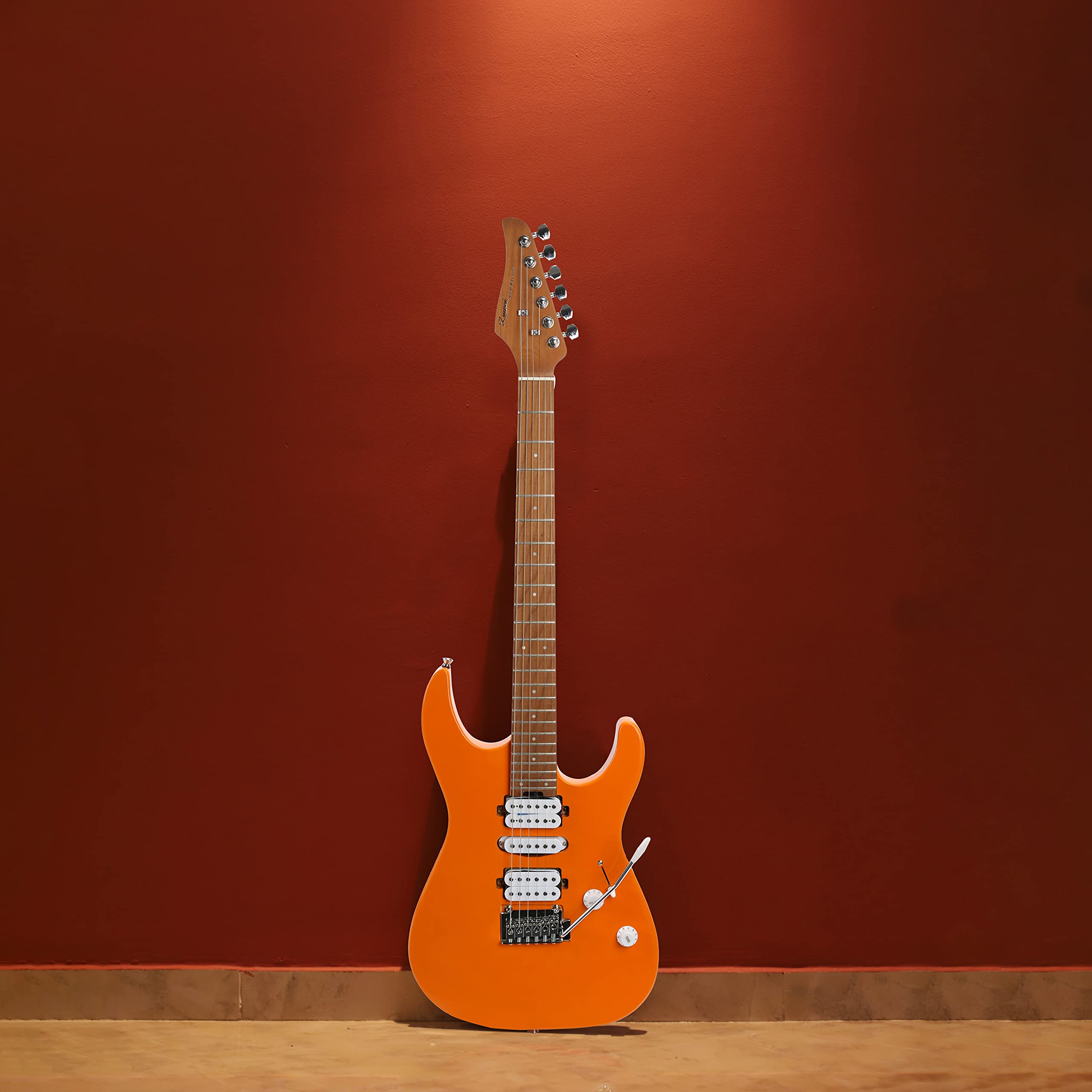 ZUWEI Electric Guitar Reverse Headstock SolidBody Electric Guitar with