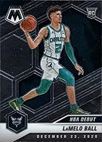 Vista 1 de 2020-21 Panini Mosaic Baloncesto #262 LaMelo Ball Tarjeta de Novato de Hornets