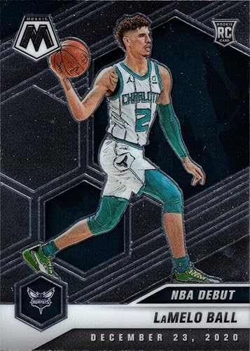 Miniatura 1 de 2020-21 Panini Mosaic Basketball #262 LaMelo Ball Rookie Card Hornets