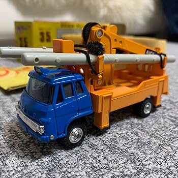 シンセイ製 ミニパワー 35 愛知車輛 クレーンオーガー ダイカスト ミニカー シンセイ製 ミニパワー 35 愛知車輛 クレーンオーガー