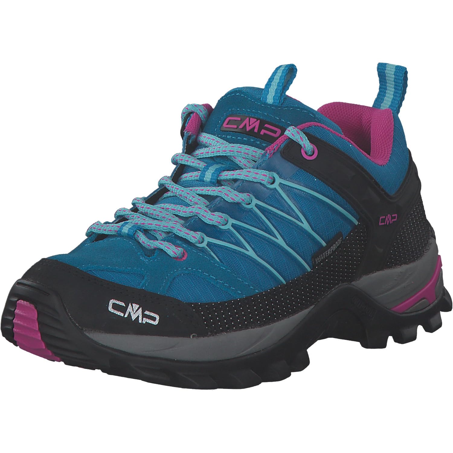 CMP Women's Rigel Low WMN Trekking Shoe WP, Hawaian Acqua, 5.5 UK