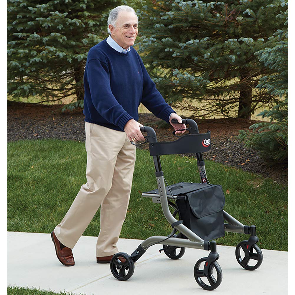 Carex Crosstour Rolling Walker Rollator Rolling Walker with Seat