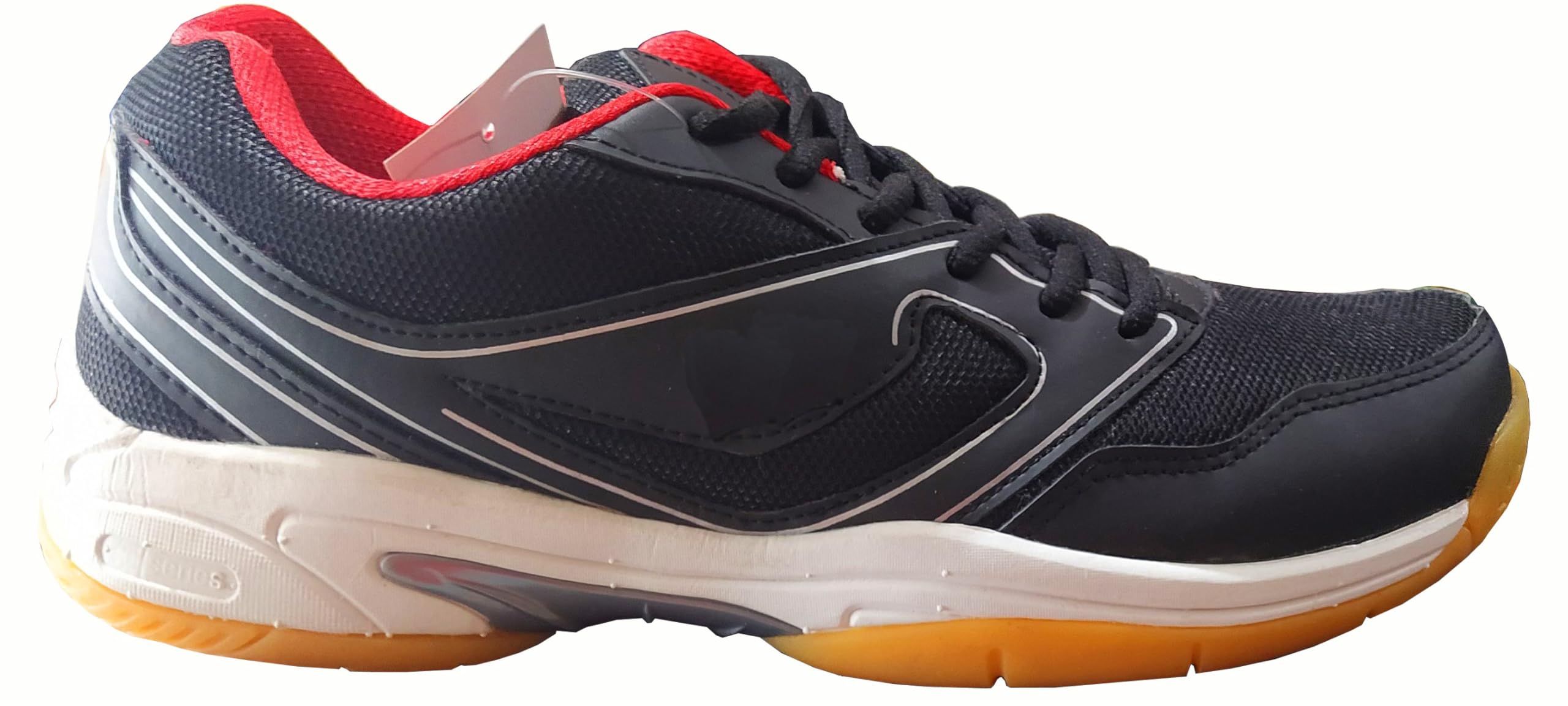 Hello sp Badminton Shoes (Size 11) Black,red-image-40