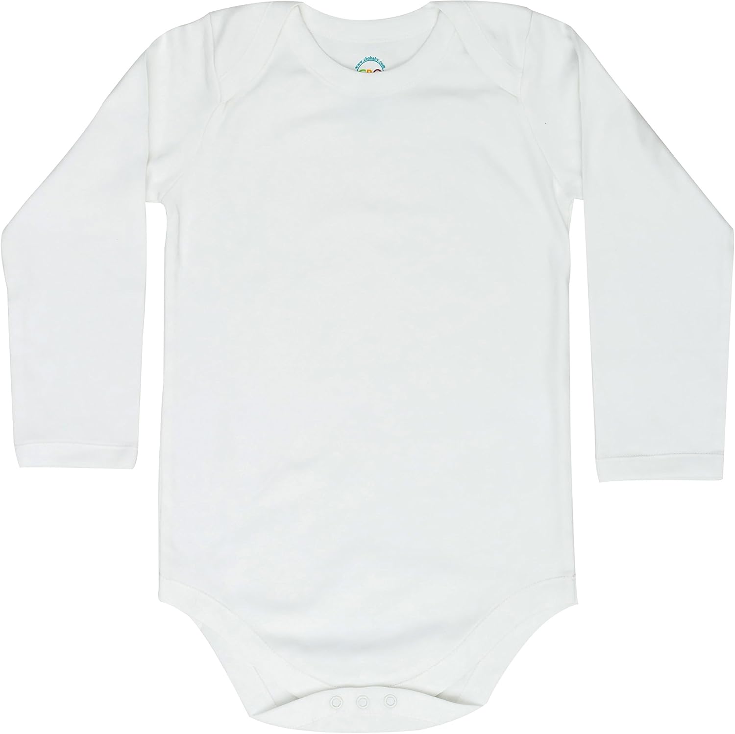4T 5T 6T Toddler Bodysuits (Onesie) Long Sleeve Envelope Neck 3 Pack (4T) White