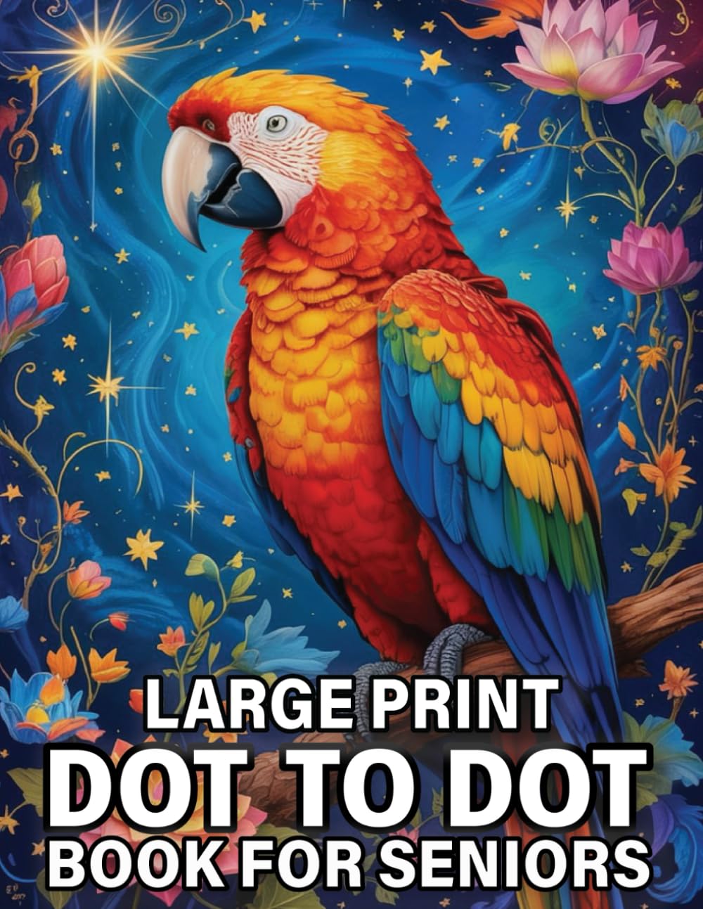 Large Print Dot To Dot Book For Seniors: Relaxing Large Print Dot To Dot Puzzle Book For Seniors | Easy to Connect the Dots for Adults